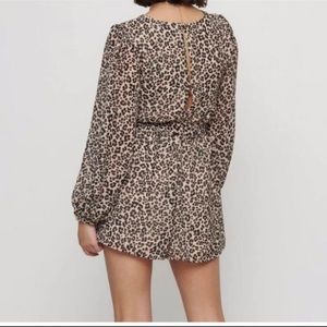 Dynamite long sleeves belted romper